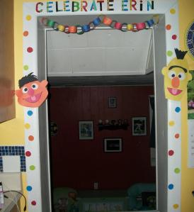 Bert and Ernie Birthday Decoration