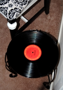 Record Side Table