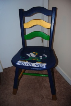 Notre Dame College Football Chair